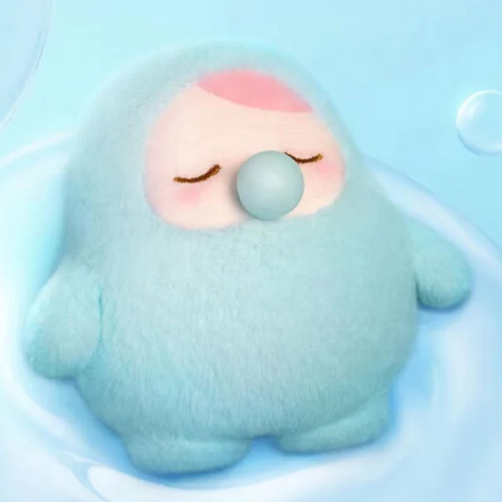 Plush Blue Baby Comforter Toy - Soft Lovey for Girls